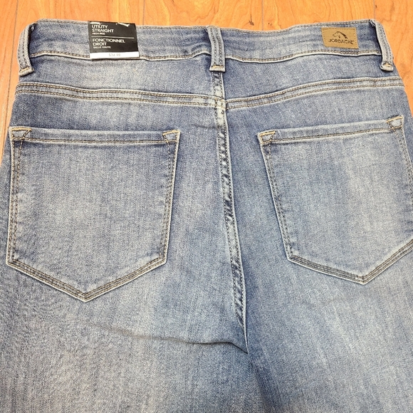 NWOT Jordache high rise button front denim jeans size 8 - Picture 7 of 7